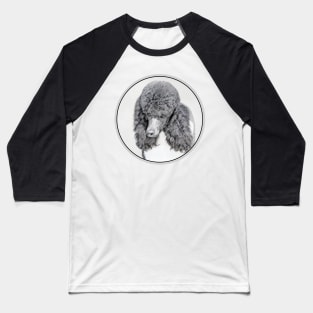 Standard Poodle Parti Color Baseball T-Shirt